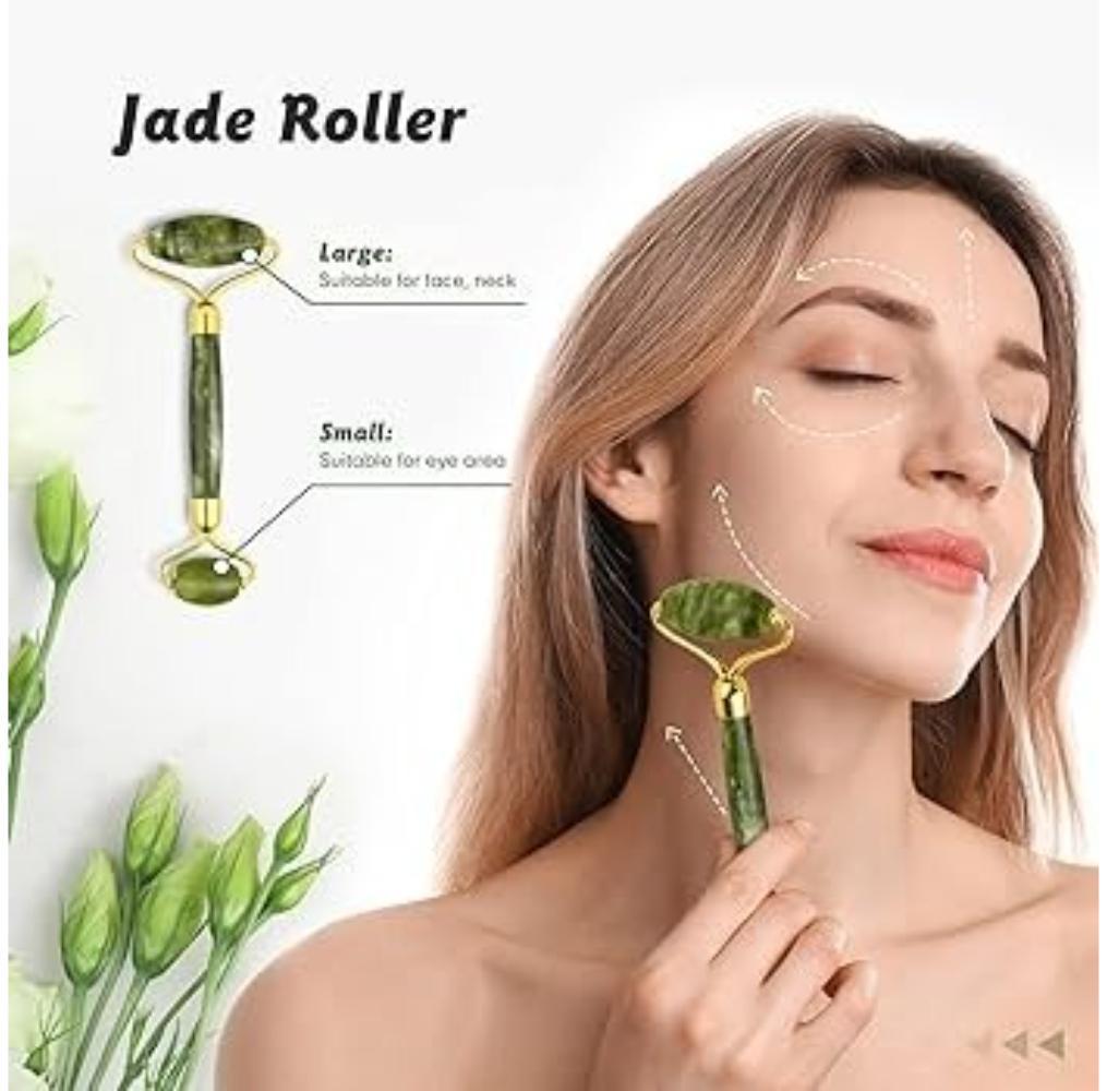 Jade Roller Facial Massage Tool