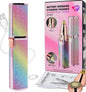 Rechargeable Women's Eyebrows Hair Trimmer with Detachable Head and Rotary Blade
